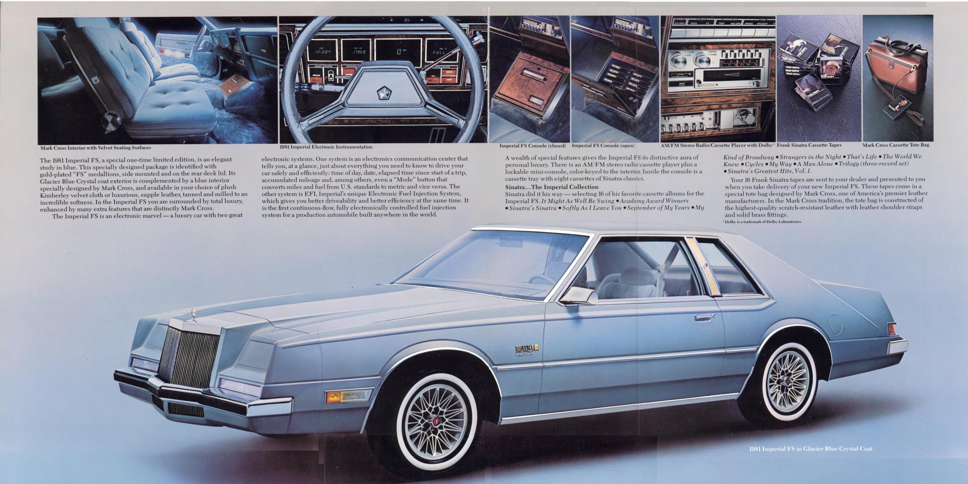 1981 Chrysler Imperial Frank Sinatra Folder Page 2
